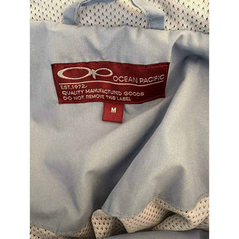 Vintage 80s OP Jacket Mens Sz M 1/4 Zip‎ Streetwear Skate Surf Ocean Pacific 90s